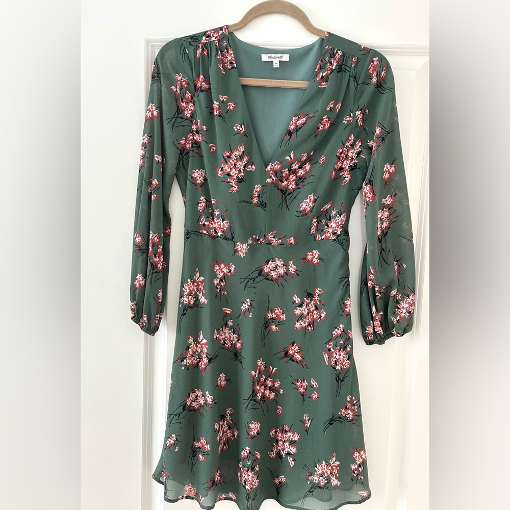 Marguerite Dress in Butterfly Garden from Madewell